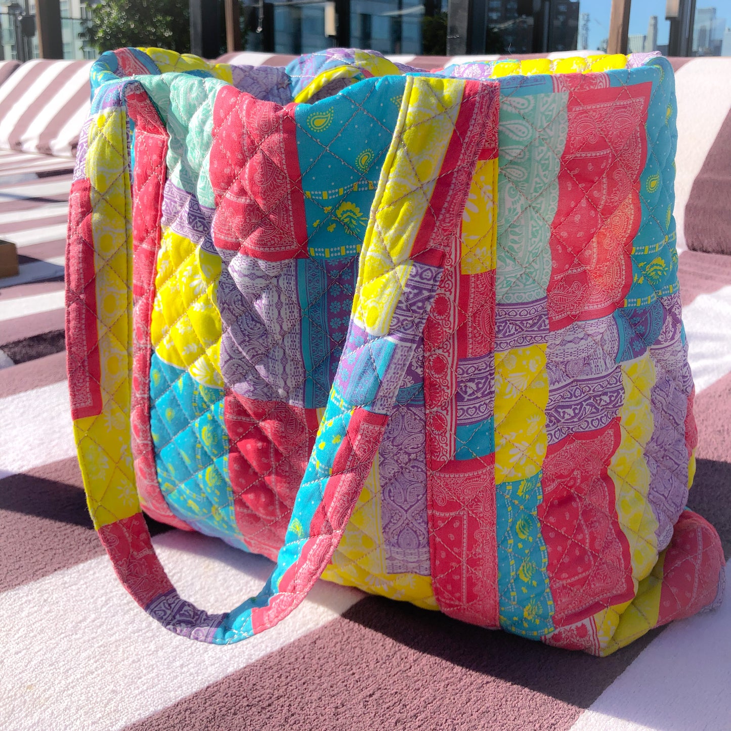 The Amalfi Patchwork Tote