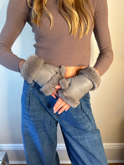 The Grey Gstaad Gloves