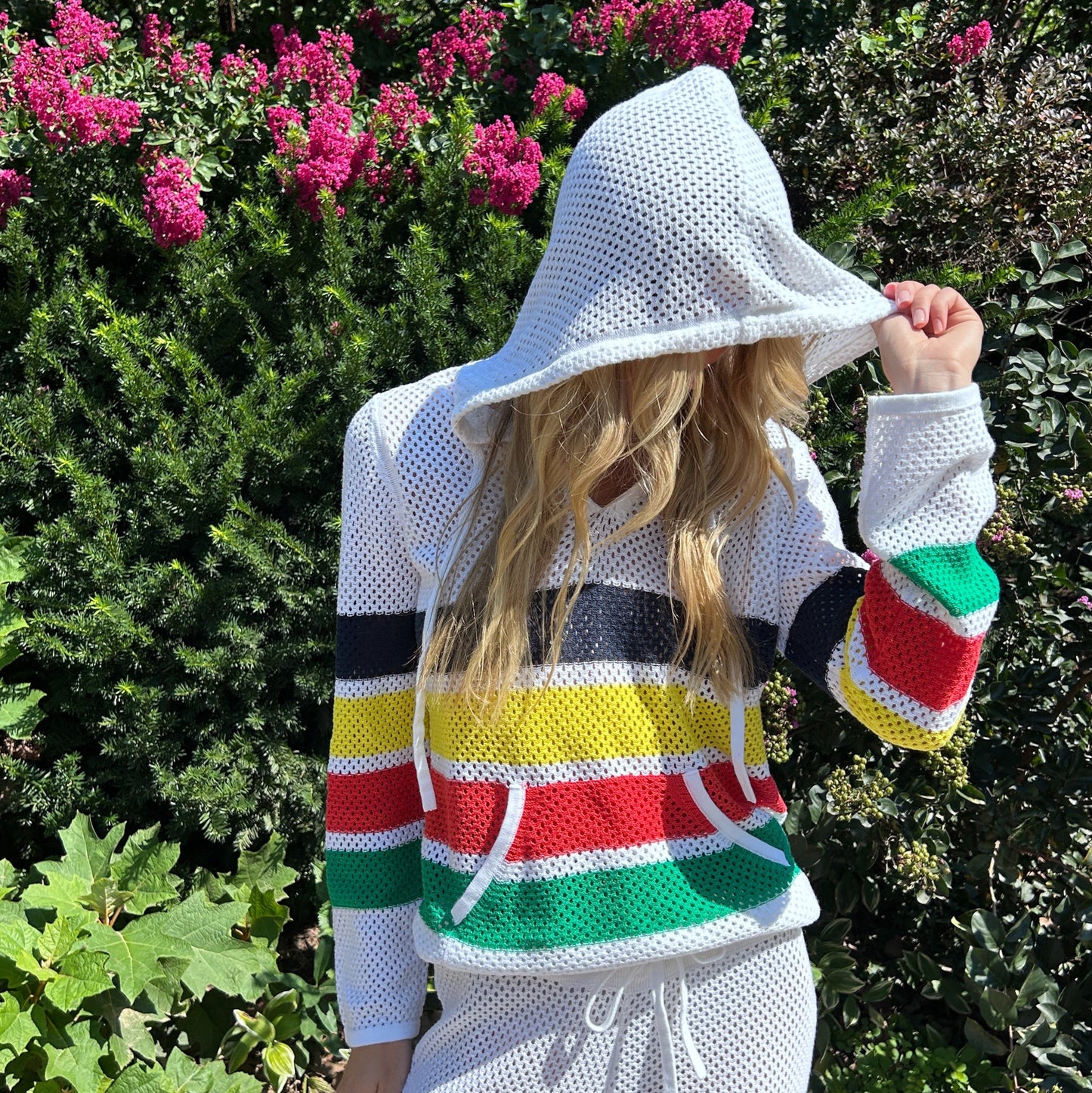 Grenada Knit Striped Hoodie