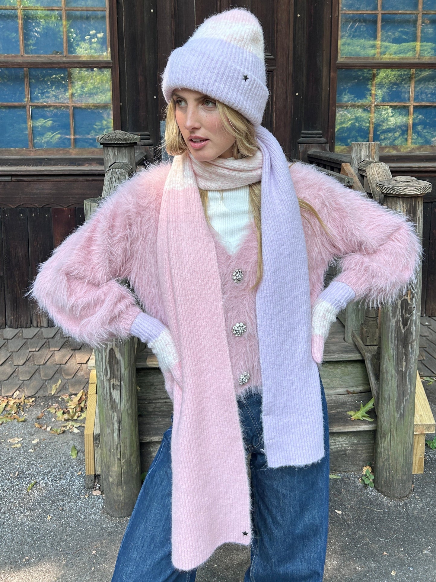 The Pink Big Sky Scarf