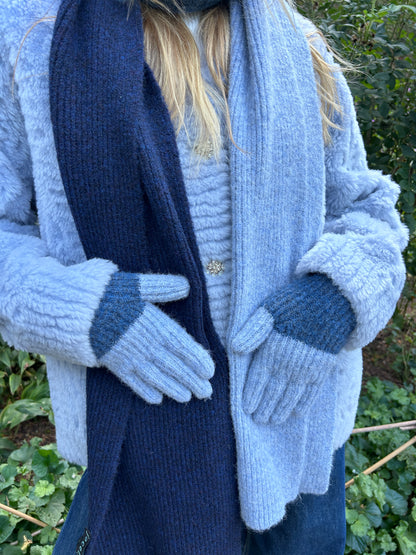 The Blue Big Sky Gloves