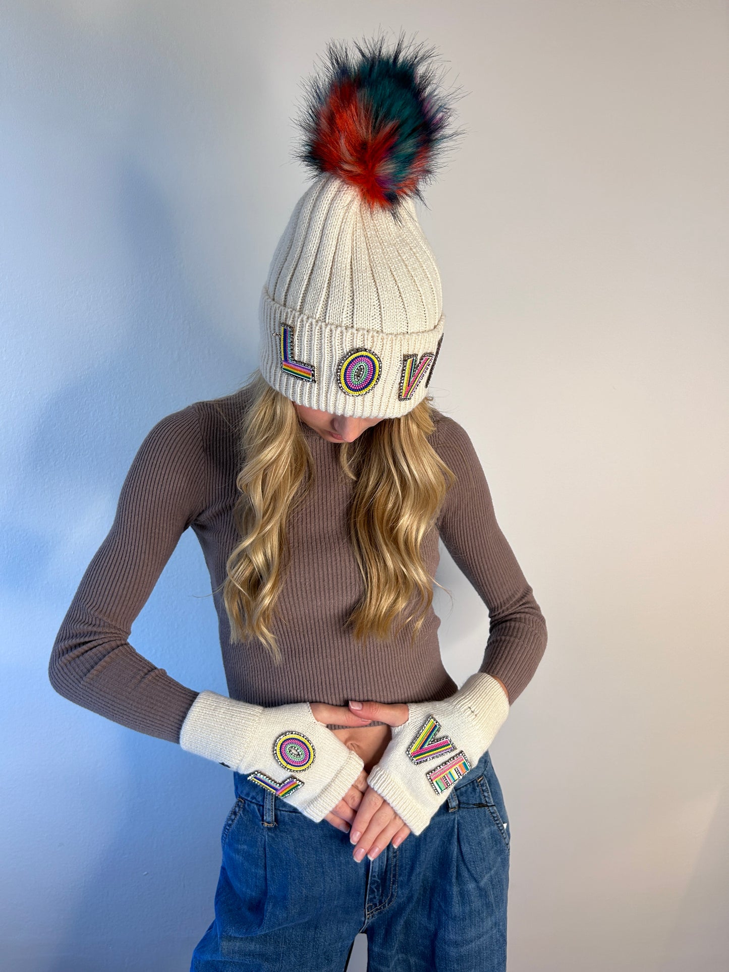 The Love Winter Hat-Ivory