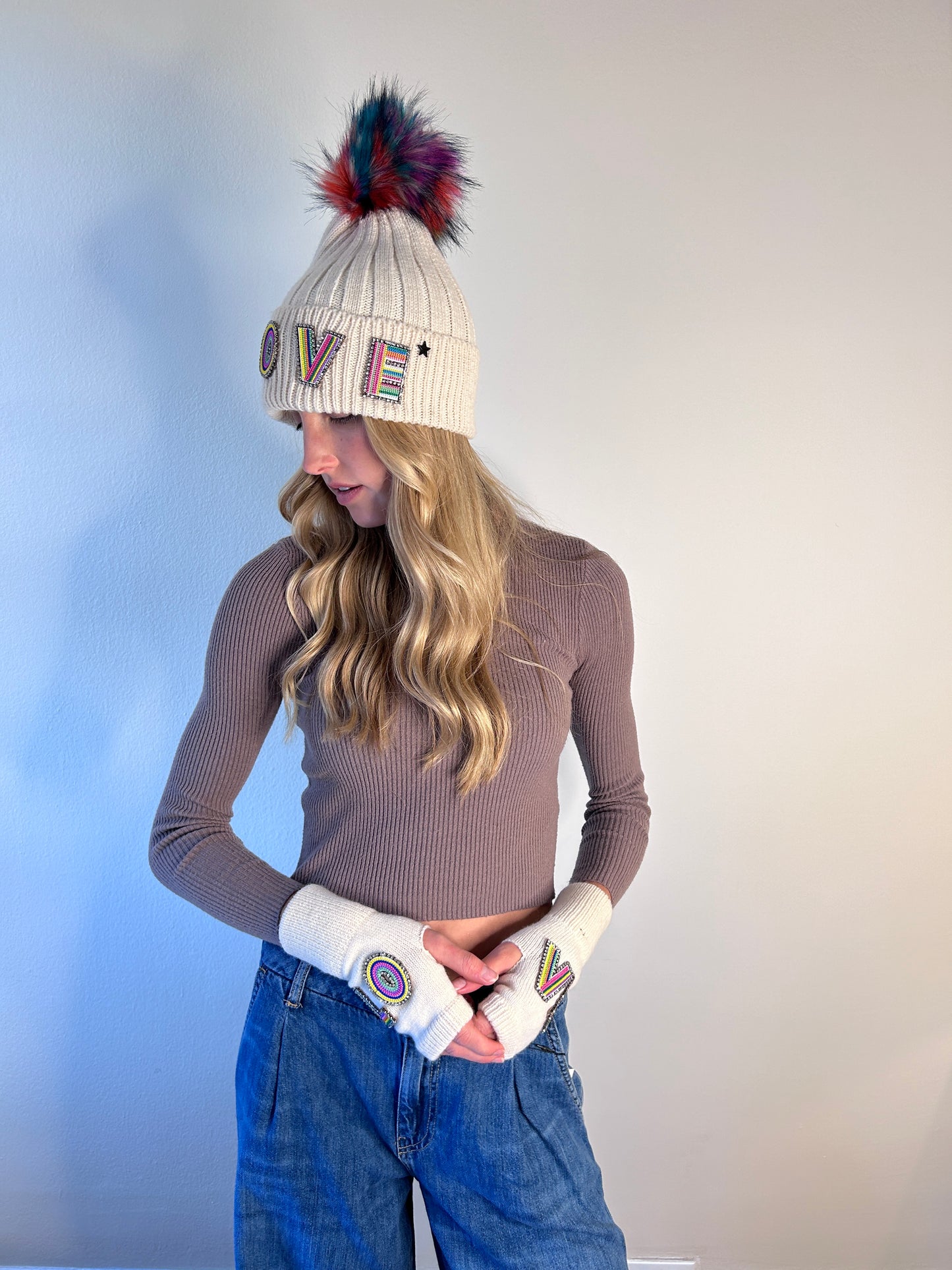 The Love Winter Hat-Ivory