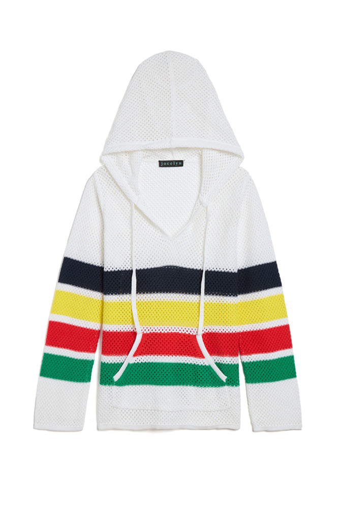 Grenada Knit Striped Hoodie