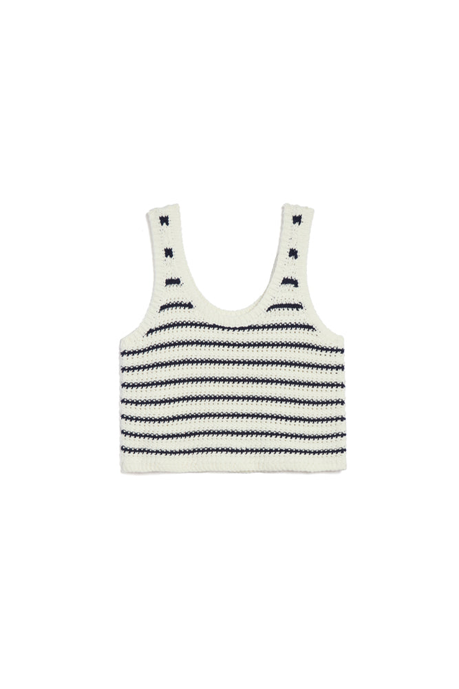 Marina Knit Striped Tank