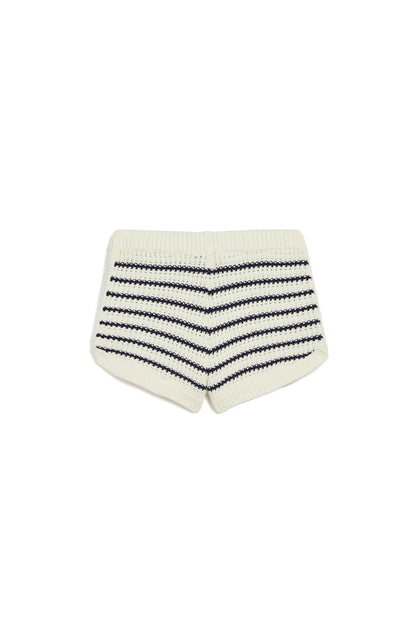 Marina Knit Striped Shorts