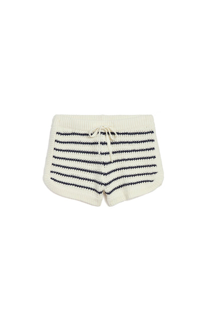 Marina Knit Striped Shorts