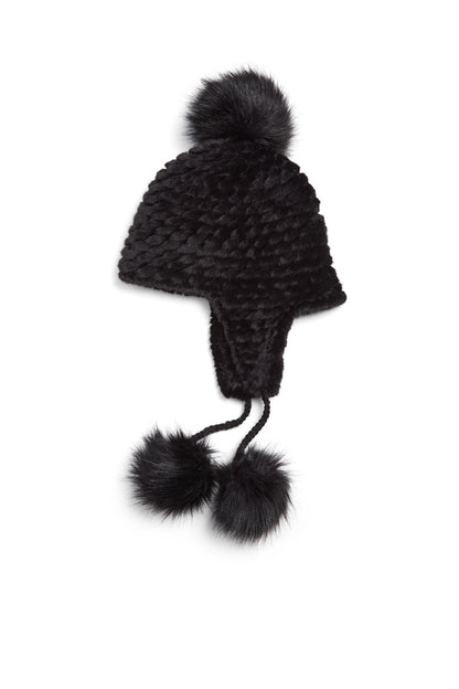 The Grossinger Trapper Hat- Black