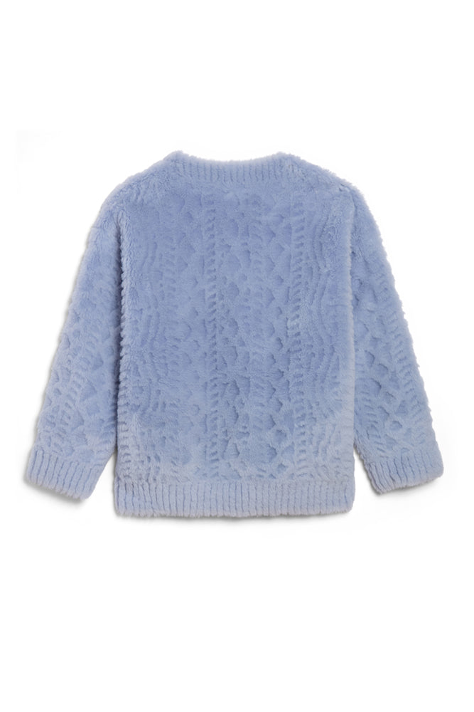 The Cortina Cardi Coat Light Blue