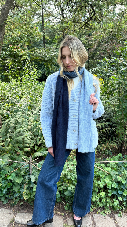 The Cortina Cardi Coat Light Blue