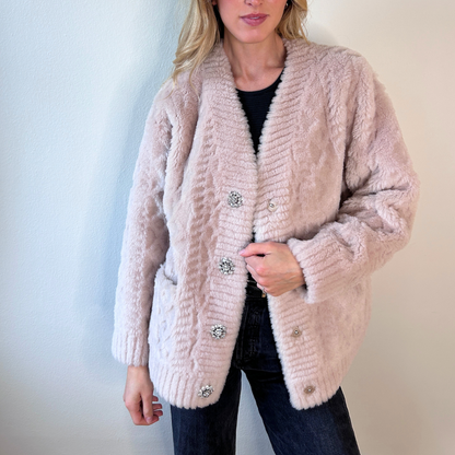 The Cortina Cardi Coat -Palomino