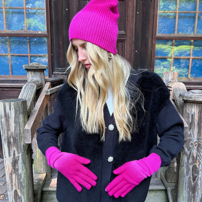 The Pink Courchevel Gloves