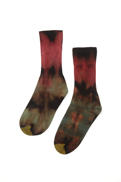 The Courchevel Black Multi Socks