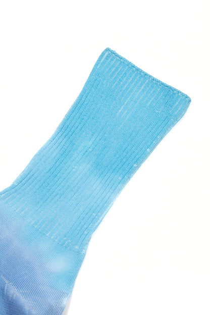 The Courchevel Blue Multi Socks